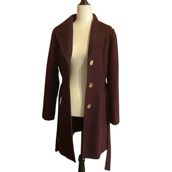 Michael Kors wool blend belted jacket. Sz 2 - Picture 6 of 16